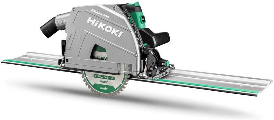 Hikoki KSC3606DPA WV1Z Accu invalzaag | 36V 66 mm | Inclusief geleiderail 160cm 2 x MULTI VOLT B accu en snellader | HSC IV koffer KSC3606DPAWV1Z