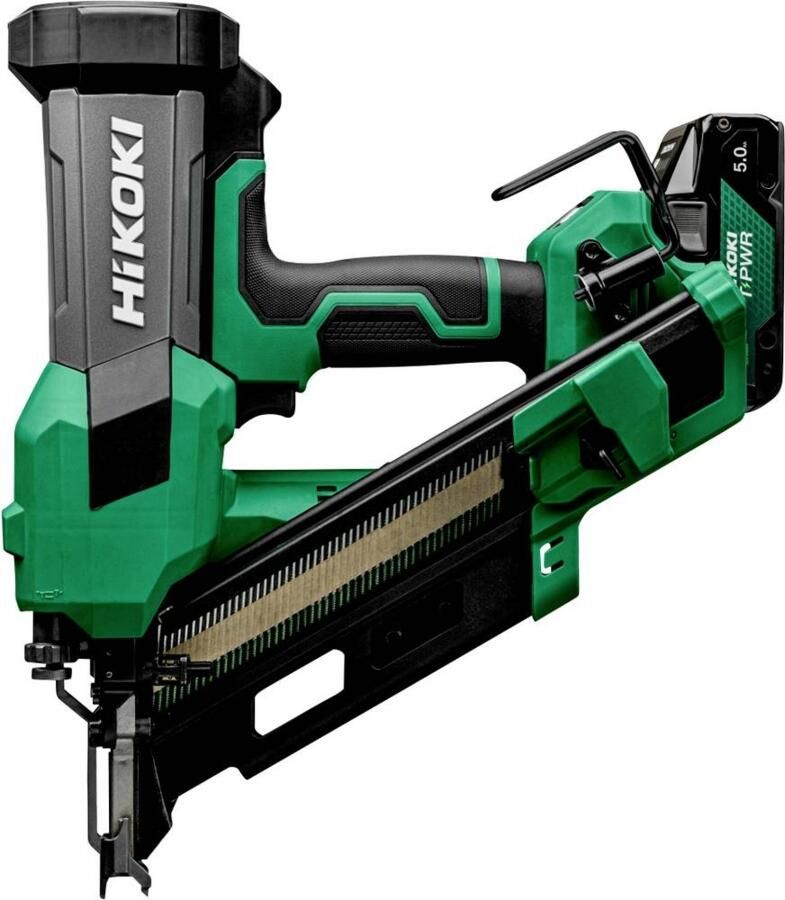 Hikoki NR1890DCBWPZ ccu Tacker & Spijkerapparaat 34° Spijkers 50-90 mm Brushless incl 2x 5.0Ah accu's en lader | In HSC IV Koffer NR1890DCBWPZ