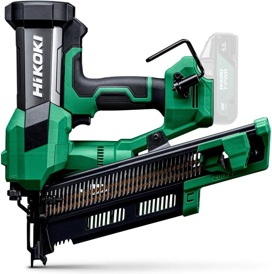 Hikoki NR1890DRBW6Z | Accu spijkerapparaat 18 V | R20-90 nagels | Zonder accu's & lader | in HSC IV koffer NR1890DRBW6Z