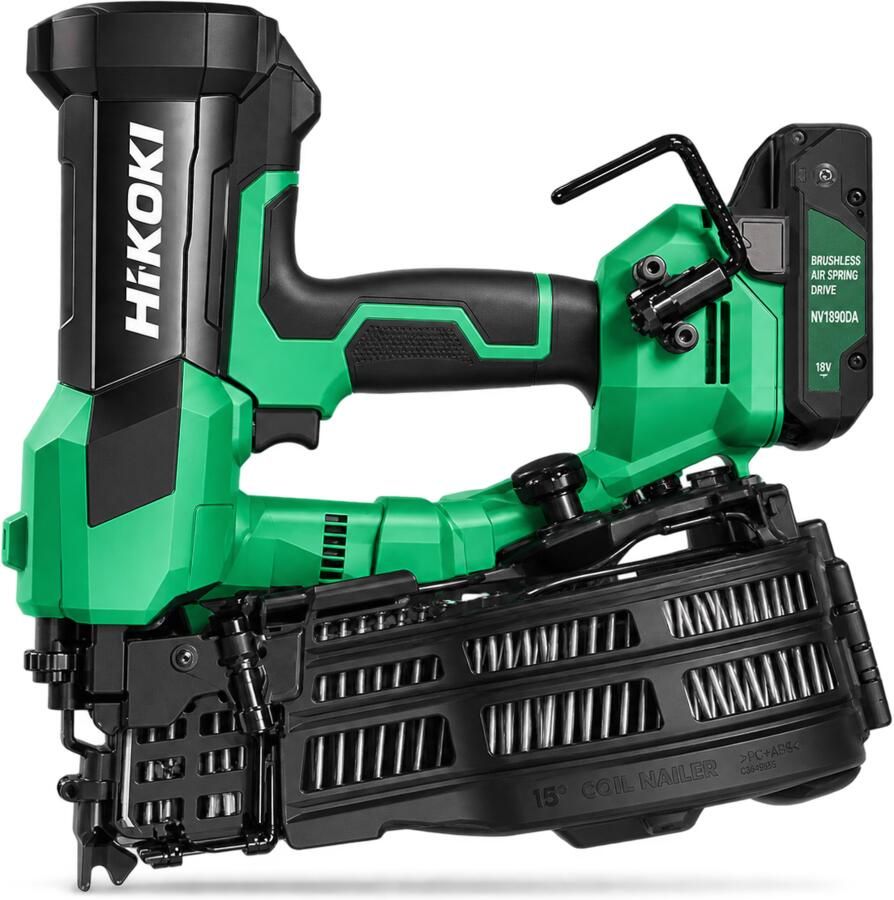 Hikoki NV1890DAW6Z | Accu trommelspijkerapparaat 18 V | 45-90 mm | Zonder accu's & lader | in HSC IV koffer NV1890DAW6Z