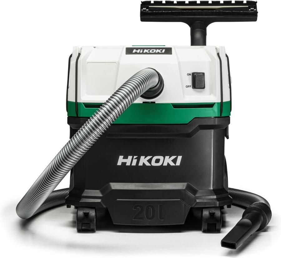 Hikoki RP200SL WAZ Nat- en droogstofzuiger | 4 2 m³ min | 1. 200 W | zonder schakelautomaat | L-Klasse | 20L RP200SLWAZ