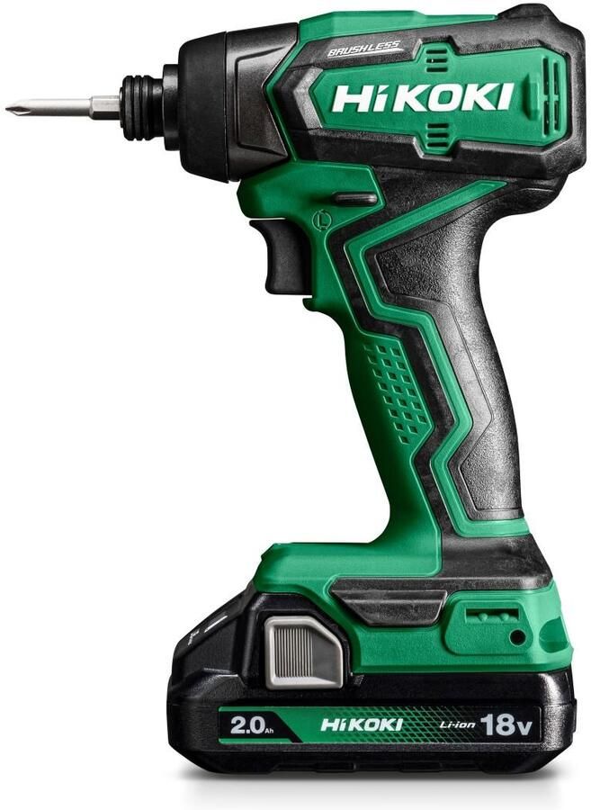 Hikoki WH18DD WRZ Accu slagschroevendraaier | 18V | 140 Nm | 1 4" | 2 BSL1820M accu&apos;s en lader | In HSC II koffer. WH18DDWRZ