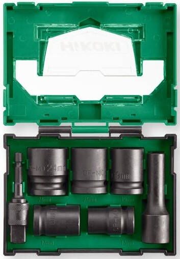 Hikoki Accessoires Krachtdoppenset 1 2" 10-24mm 40030025