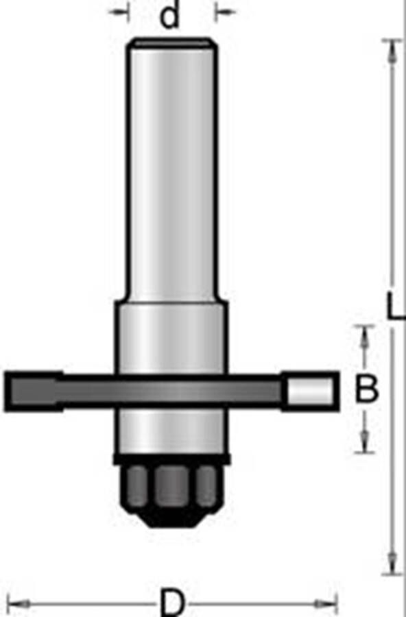 Hikoki Accessoires 8 Mm Schijffrees 40X3X58 754118