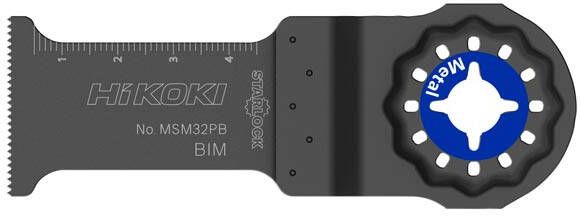Hikoki Accessoires 82714 | MSM32PB | Starlock Multitool blad | 32 x 50 x 0 7mm 782714