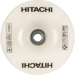Hitachi Steunschijf Met Moer 125 Mm Middel-Hard Iso 15636 (Oud 750716)