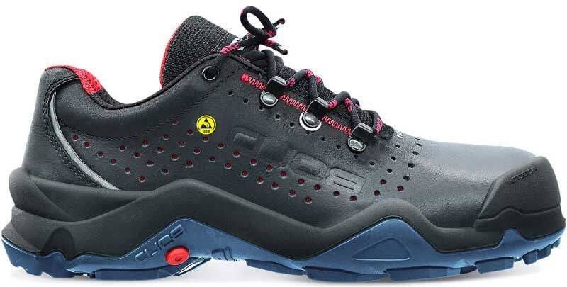 HKS Werkschoen Alfa 1 STP Geperforeerd Laag S1P ESD | Zwart Blauw | 00.162.017.48