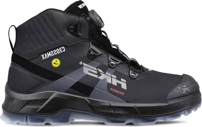 HKS Werkschoen Pioneer BOA S3S Hoog + KN | Zwart | 4040005162392