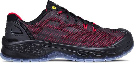 HKS Werkschoen RS 285 S1P | Zwart Rood | 4040005194416