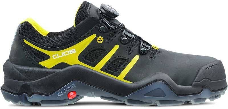 HKS Werkschoen Targa 8 BTP Boa Laag S3 ESD | Zwart Geel | 00.162.097.46