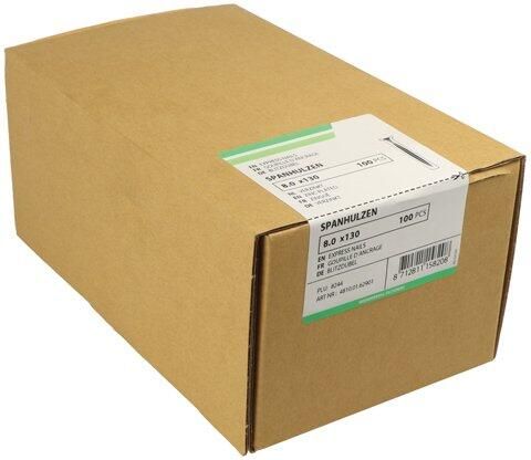 Hoenderdaal Fasteners Hoenderdaal Spanhuls Vz 8.0X150 | 100 stuks 4810.01.63101 - Foto 2