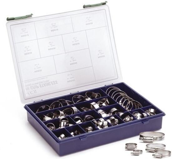 Hoenderdaal Fasteners Hoenderdal Assortimentdoos Slangklem Verzinkt Hi-Grip | 1 stuk 8601.60.00001