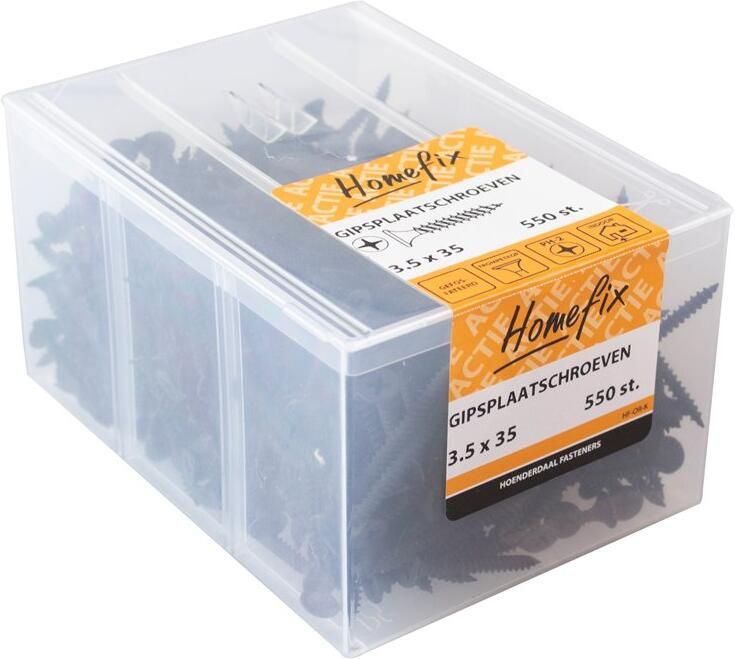 Homefix Actie Gipsplaatschroef Gefosfateerd Fijn PH2 3.5X35 | 550 stuks 8901.01.02020