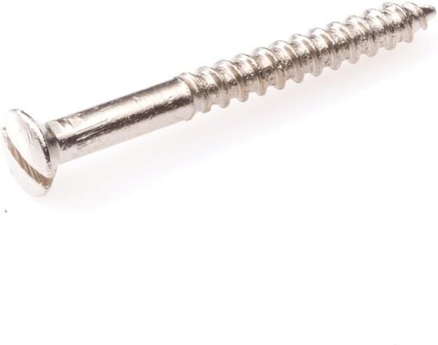 Homefix Houtschroef Messing Vernikkeld Lk Zs 2.5X16 | 35 stuks 6701.20.11020