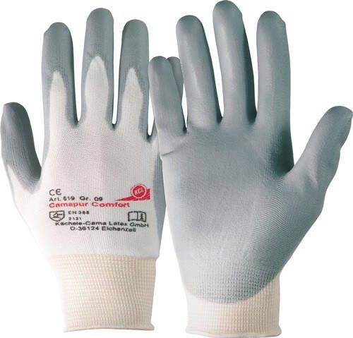 Honeywell Handschoen | wit grijs | EN 388 PSA-categorie II | polyamide-tricot met polyurethaan | 10 paar 061908941E
