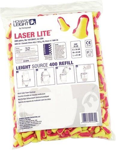Honeywell Howard Leight Oordopje | EN 352-2 SNR 35 DB | navulverpakking | 200 paar 1013047