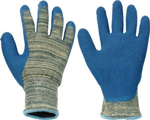 Honeywell Snijbestendige handschoen | grijs blauw | EN 388 EN 407 PSA-categorie II | para-amide composietgaren m.crêpe-latex | 10 paar