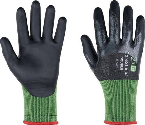 Honeywell Snijbestendige handschoen | maat 11 XXL zwart groen | PSA-categorie II | EN 388 EN 420 | 10 paar 24-7D28B-11 XXL