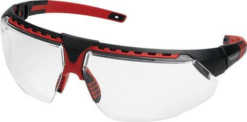 Honeywell Veiligheidsbril | EN 166 | beugel zwart rood Hydro-Shield helder | 1 stuk 1034836