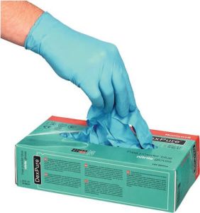 Honeywell Wegwerphandschoen | maat M blauw | nitril | EN 374-2 PSA-categorie III | 100 stuks 4580081-M