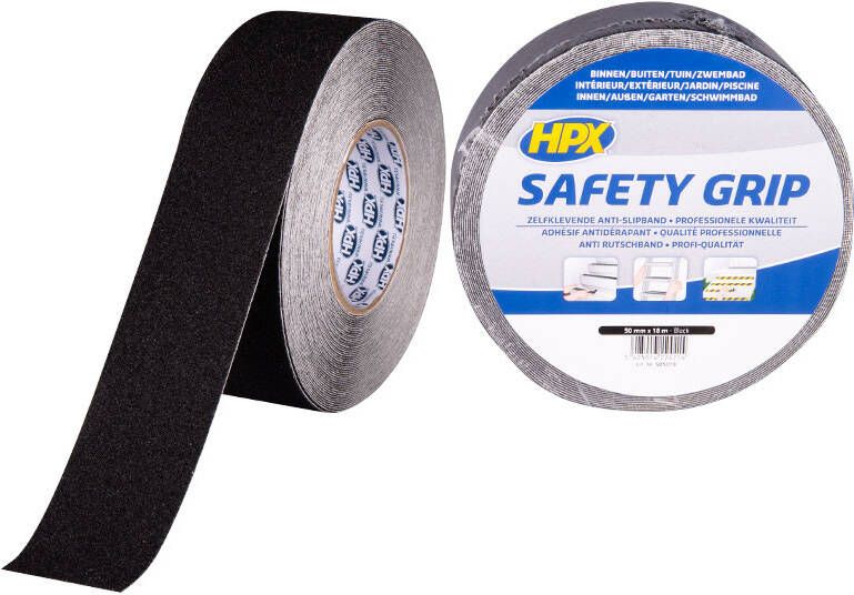 HPX Anti-slip tape | Zwart | 50mm x 18m SB5018 | 12 stuks SB5018