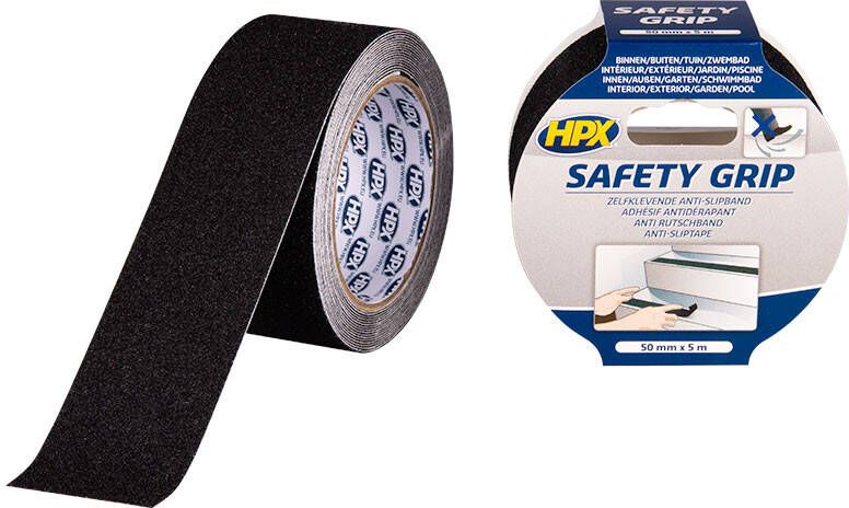 HPX Anti-slip tape | Zwart | 50mm x 5m SB5005