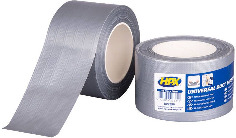 HPX Duct tape 1900 | Zilver | 75mm x 50m DC7550