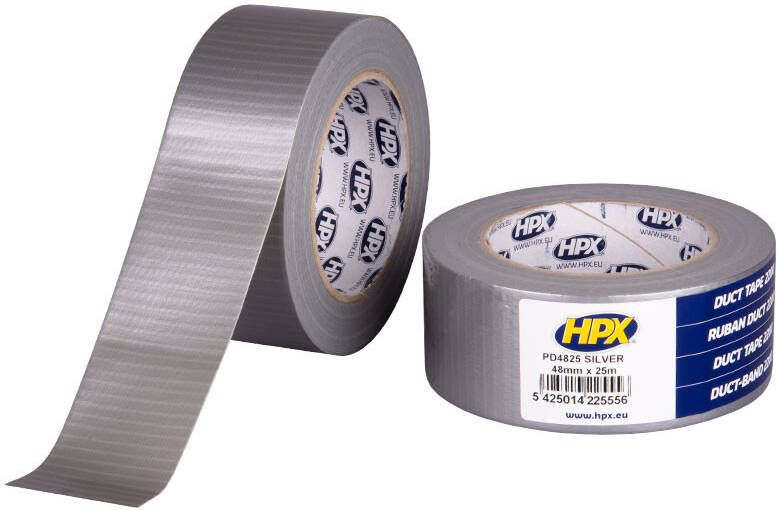 HPX Duct tape 2200 | Zilver | 48mm x 25m PD4825