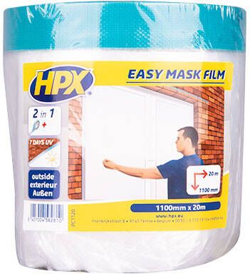 HPX Easy mask film cloth tape | 1100mm x 20m PC1120 | 30 stuks PC1120