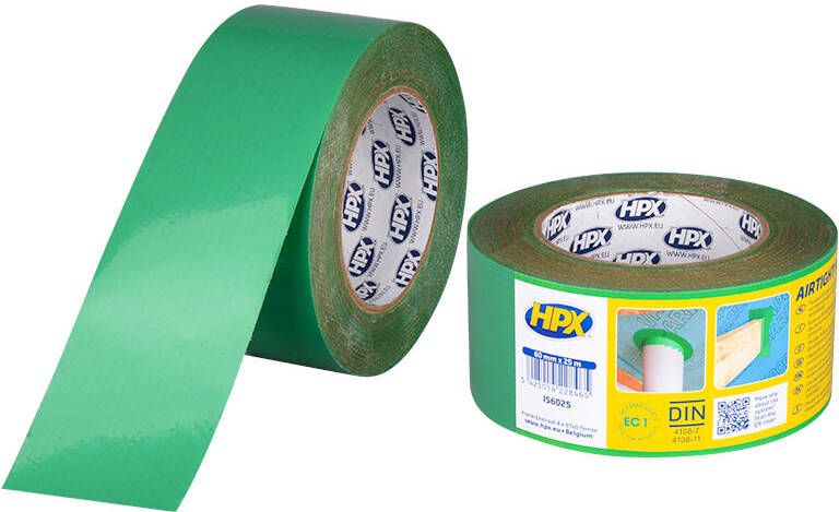 HPX Flexibele PE Tape | Groen | 60mm x 25m IS6025