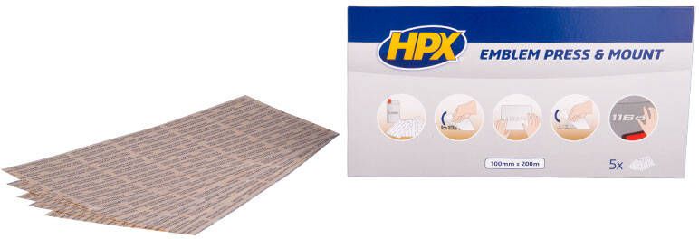 HPX Lijmstrips | Transparant | 100mm x 200mm EP1020 | 50 stuks EP1020