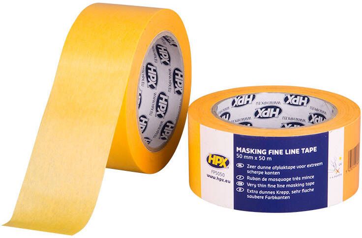 HPX Masking 4400 Fine Line | Oranje | 48mm x 50m FP5050