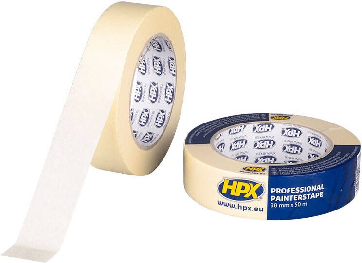 HPX Masking tape 60°C | Crèmewit | 30mm x 50m MA3050