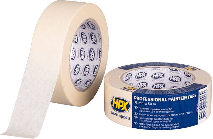 HPX Masking tape 60°C | Crèmewit | 38mm x 50m MA3850