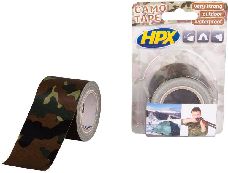 HPX Pantsertape | Camouflage | 48mm x 5m CA5005 | 10 stuks CA5005