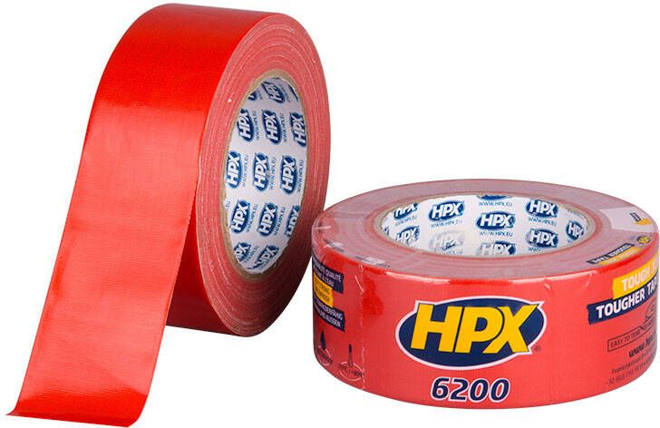 HPX Pantsertape | Rood | 48mm x 25m CR5025