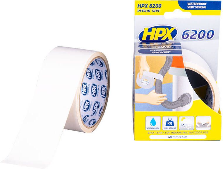 HPX Pantsertape | Wit | 48mm x 5m CW5005