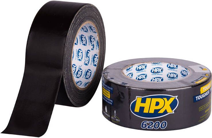 HPX Pantsertape | Zwart | 48mm x 25m CB5025