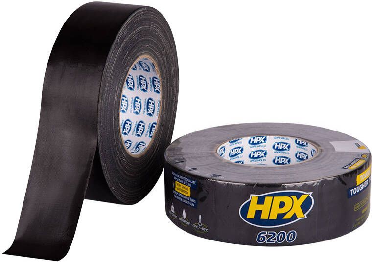 HPX Pantsertape | Zwart | 48mm x 50m CB5050