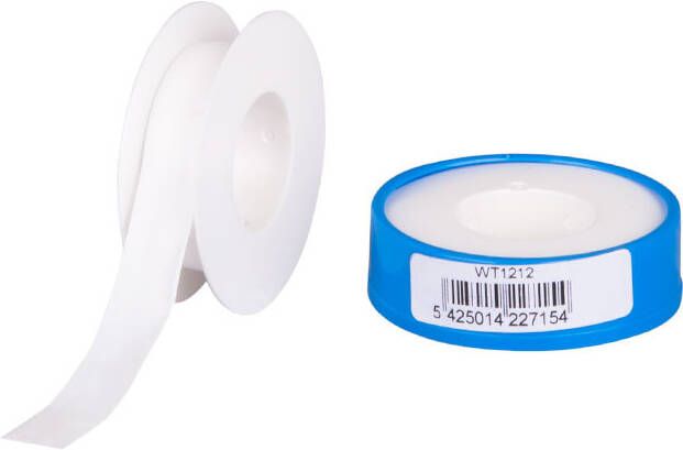HPX PTFE waterafdichtingstape | Wit | 12mm x 12m WT1212 10 stuks WT1212