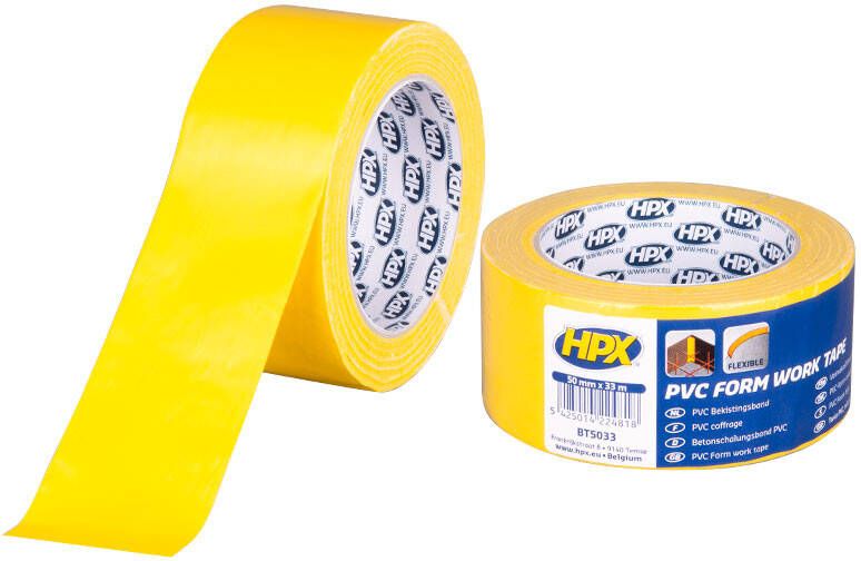 HPX PVC bekistingsband | 50mm x 33m BT5033