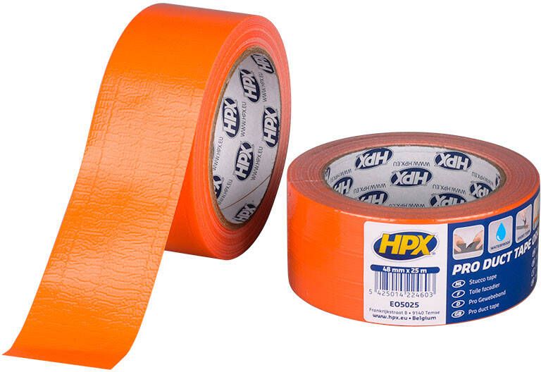 HPX Universele reparatietape | Oranje | 38mm x 25m EO3825 | 48 stuks EO3825