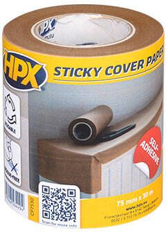 HPX Zelfklevend afdekpapier | 74mm x 30m CP7530