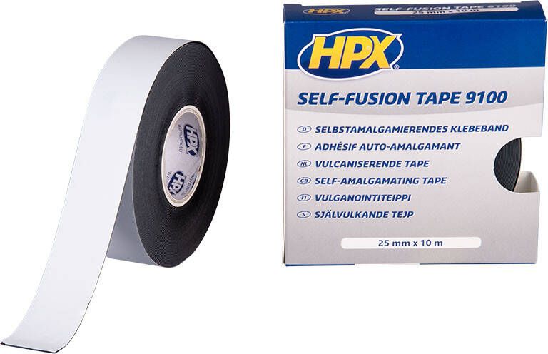 HPX Zelfvulkaniserende tape | Zwart | 25mm x 10m SF2510 | 44 stuks SF2510