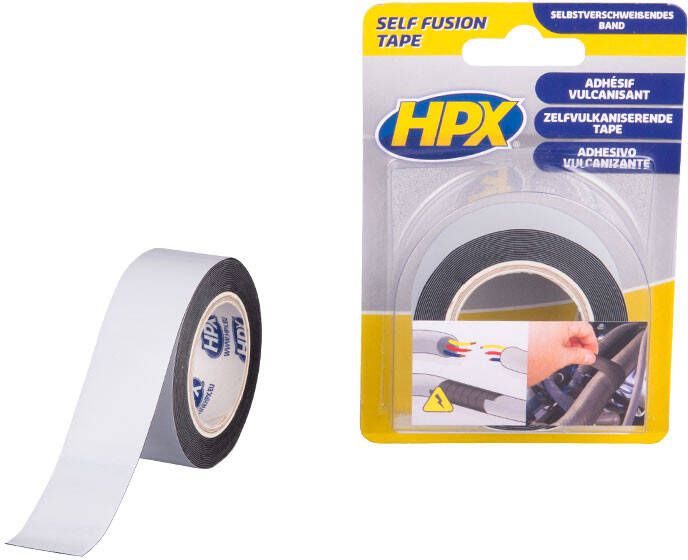 HPX Zelfvulkaniserende tape | Zwart | 25mm x 3m SF2503