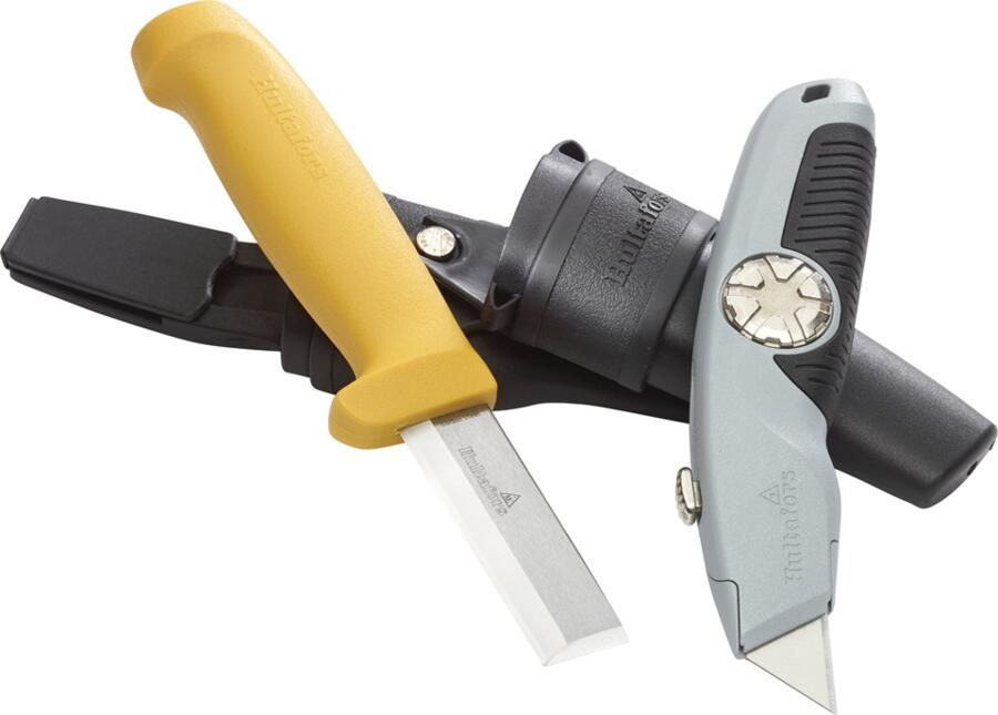 Hultafors dubbel Holster met Mes STK & URA HU381070