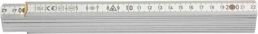 Hultafors Duimstok 3500 2m | Wit HU108710