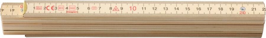 Hultafors Duimstok 4000 2m | Houtkleur HU109011