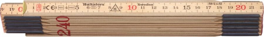 Hultafors Duimstok 59 2.4m | 12-delig HU100304