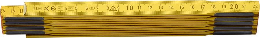 Hultafors Duimstok P600 2m | Geel HU106610